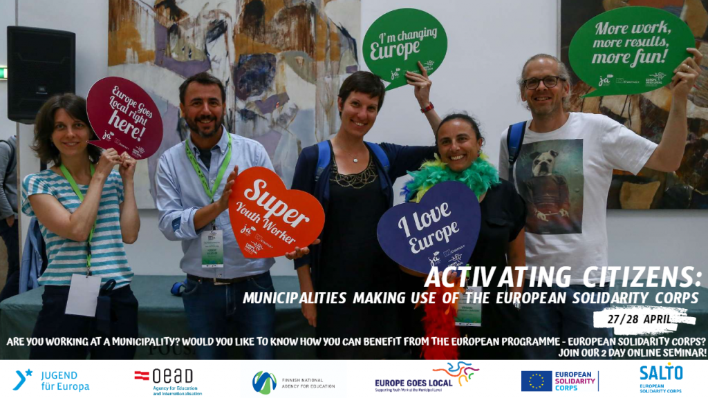 Activating citizens – municipalities making use of the European Solidarity Corps