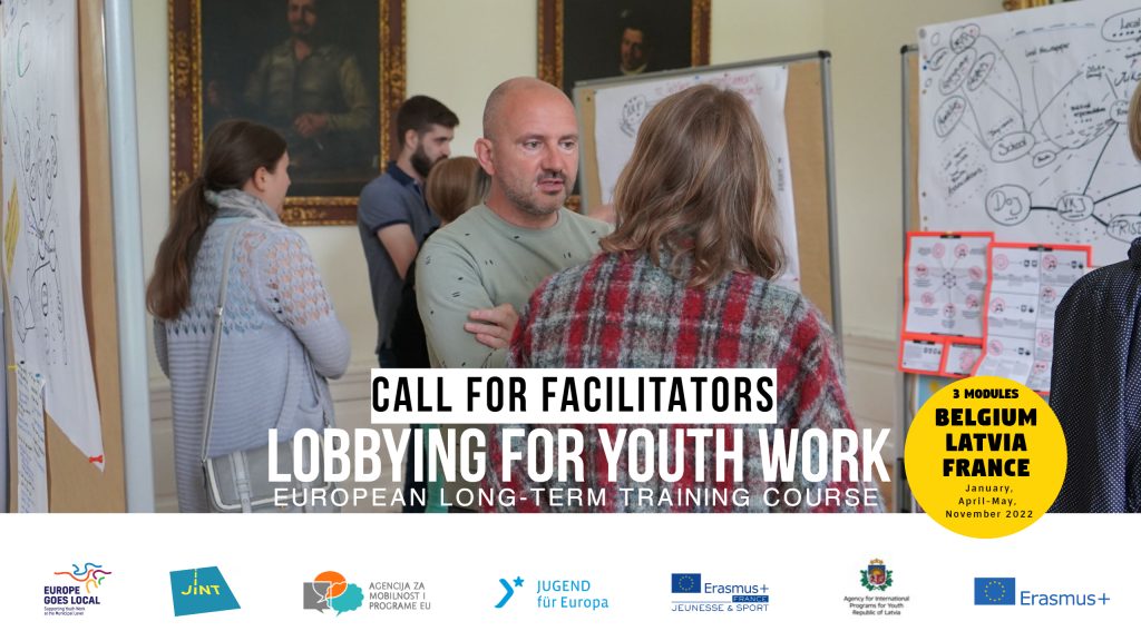 Call for facilitator: European long-term training course “Lobbying for youth work“