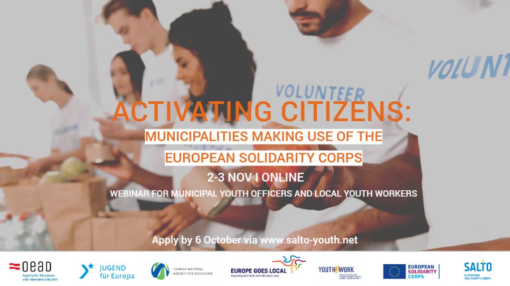 Activating Citizens – municipalities making use of the European Solidarity Corps