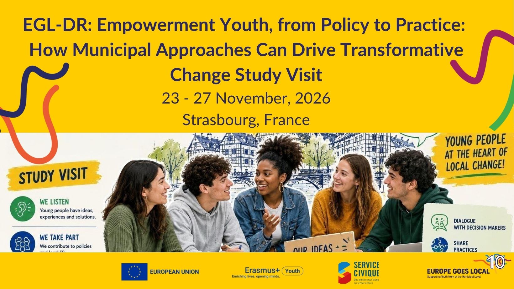 EGL-DR – Empowerment Youth, from Policy to Practice: How Municipal Approaches Can Drive Transformative Change Study Visit
